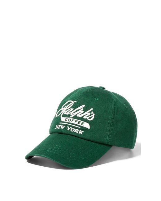 タグ付き新品❗️Ralph's Coffee ラルフズ コーヒー BB Cap 緑 タグ付き新品❗️Ralph's Coffee ラルフズ コーヒー BB Cap 緑